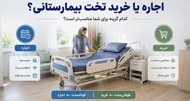 خرید تخت بیمارستانی